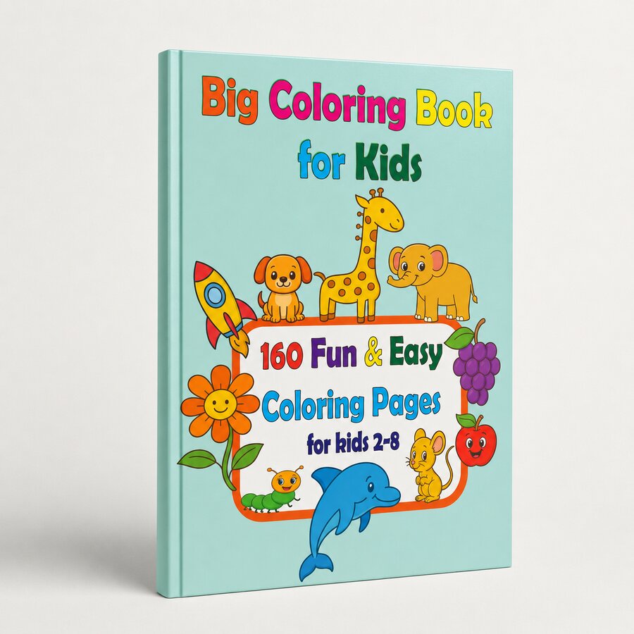 Cover of Big Coloring Book for Kids